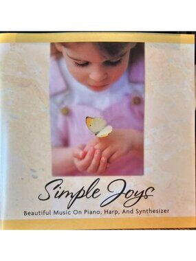 Simple Joys CD - Piano Harp & Synthesizer Instrumentals Hallmark Music  37803cd